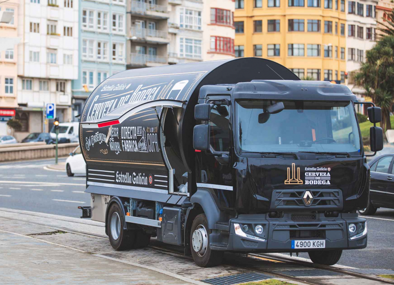 Bierbelevering in stijl FIB 